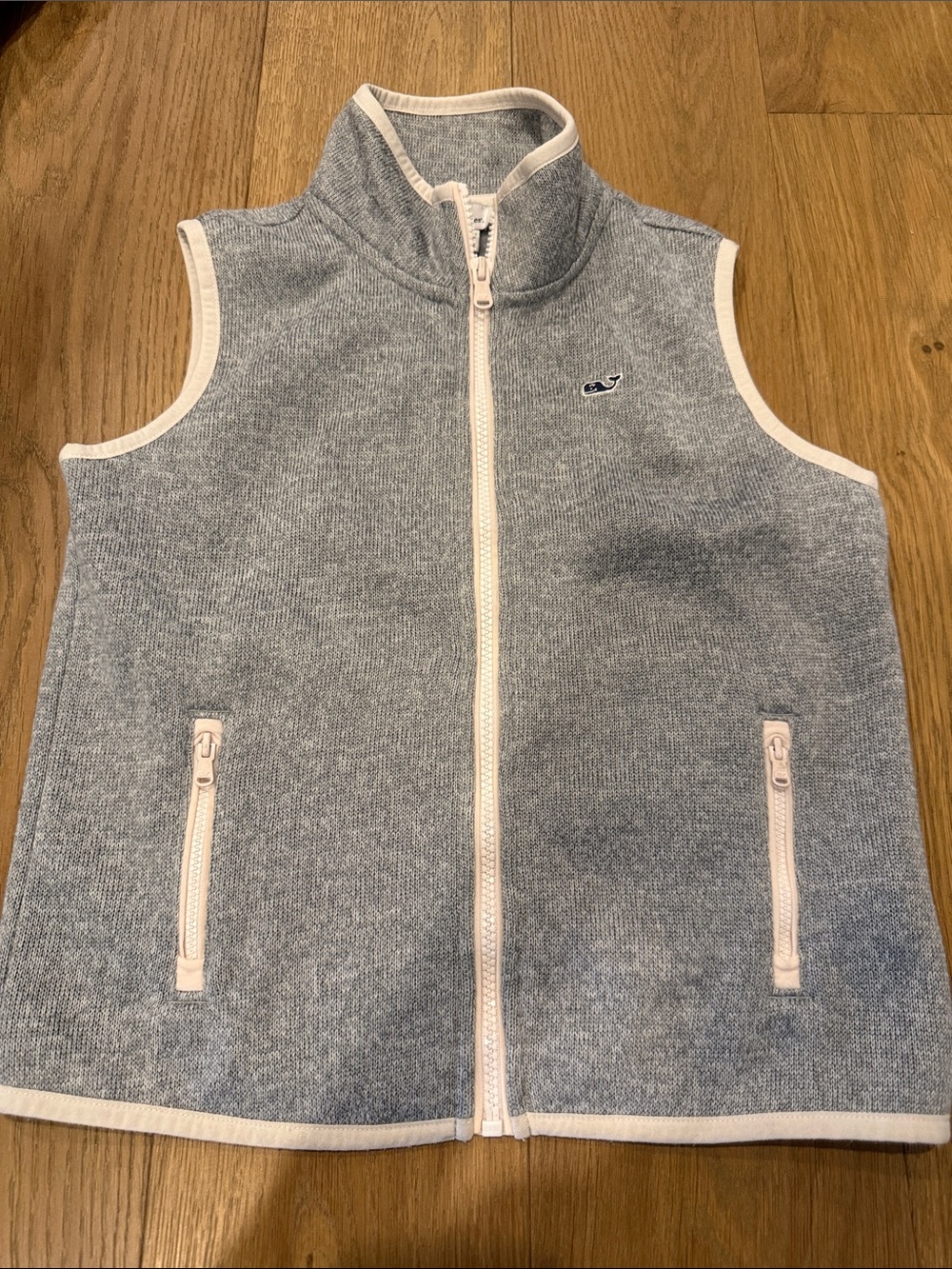 Vineyard Vines Gray Fleece Vest - S